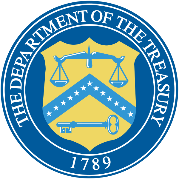 600px Seal Of The United States Department Of The Treasury.svg