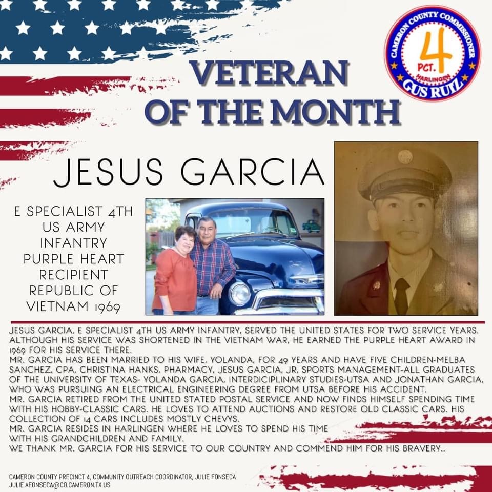 Veteran Of The Month Jesus Garcia 1