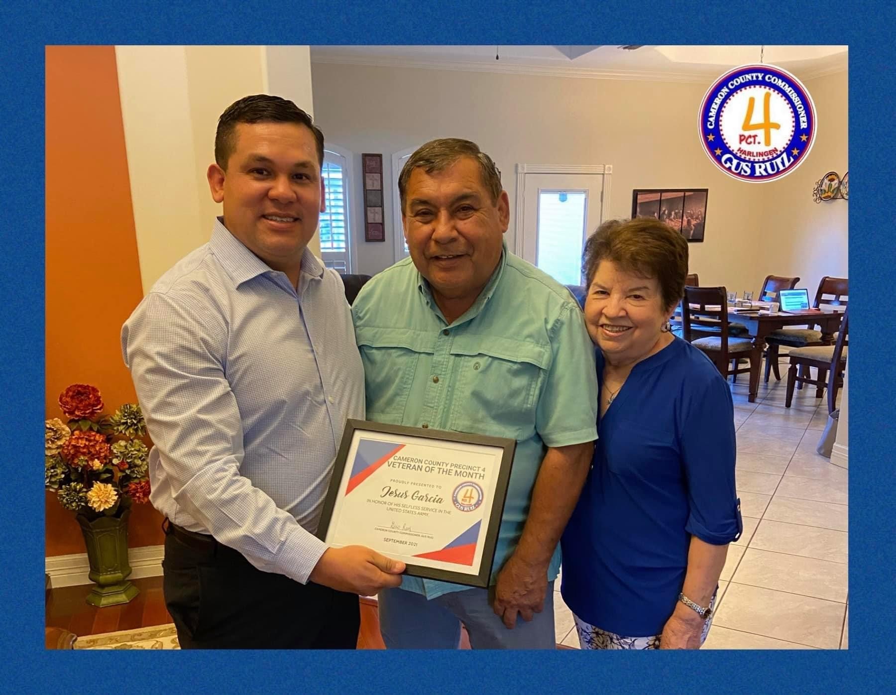 Veteran Of The Month Jesus Garcia 2