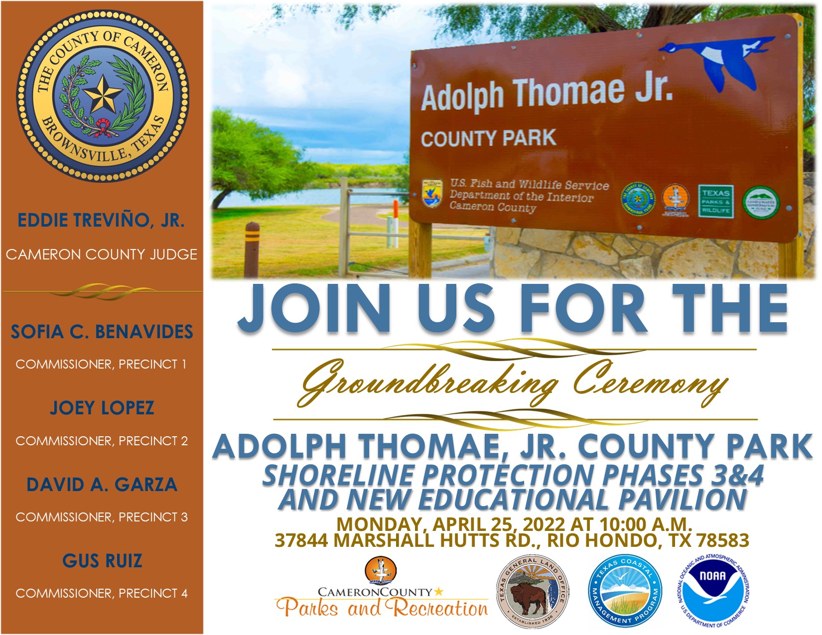 4.18.22 Invite Save The Date Adolph Thomae Jr County Park