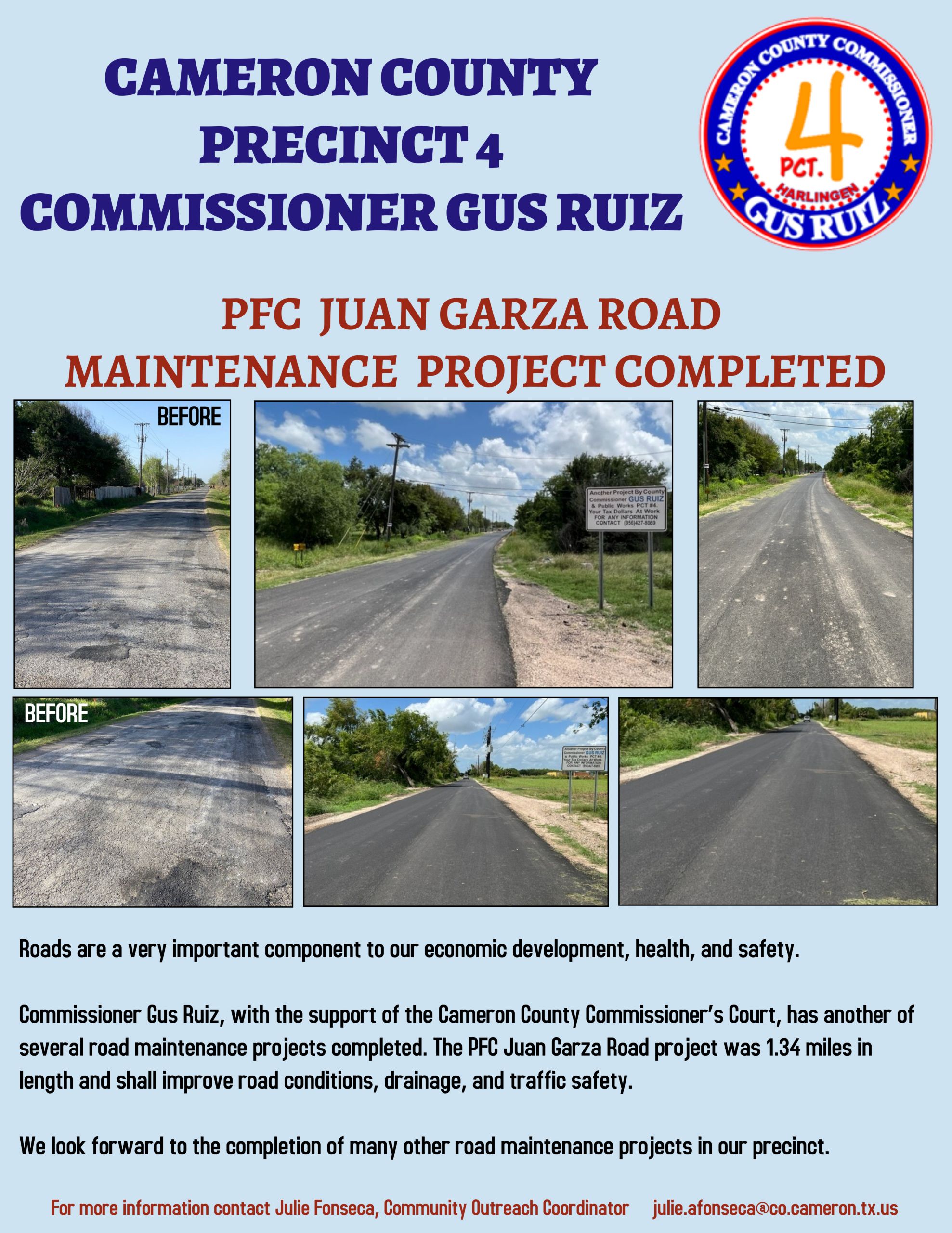 PFC Juan Garza Road Scaled