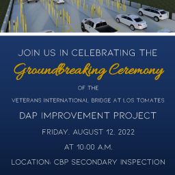 Invitation Groundbreaking Ceremony Veterans International Bridge At Los Tomates DAP Improvement Project 002 Page 1 256x256