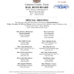 11 18 22 Agenda Special Meeting Page 1