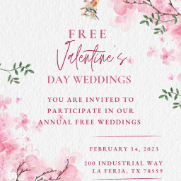 Pink Watercolor Valentine Greeting Invitation Potratit 256x256