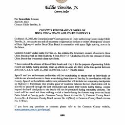 Press Release In English And Spanish.Anomaly Clean Up Efforts.04.20.23 Page 1 256x256