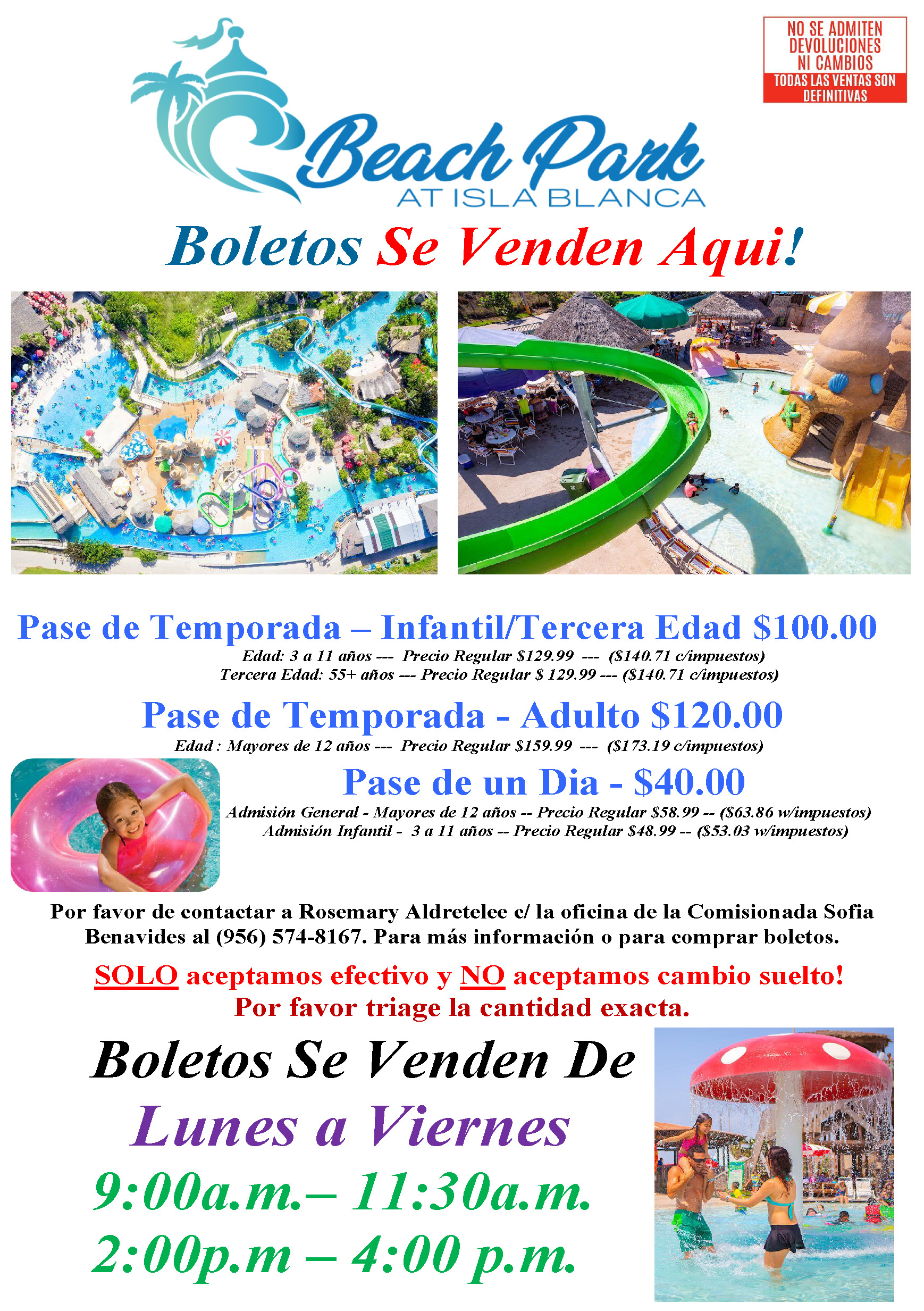 Beach Park Flyer.2023 Spanish Price Change 002