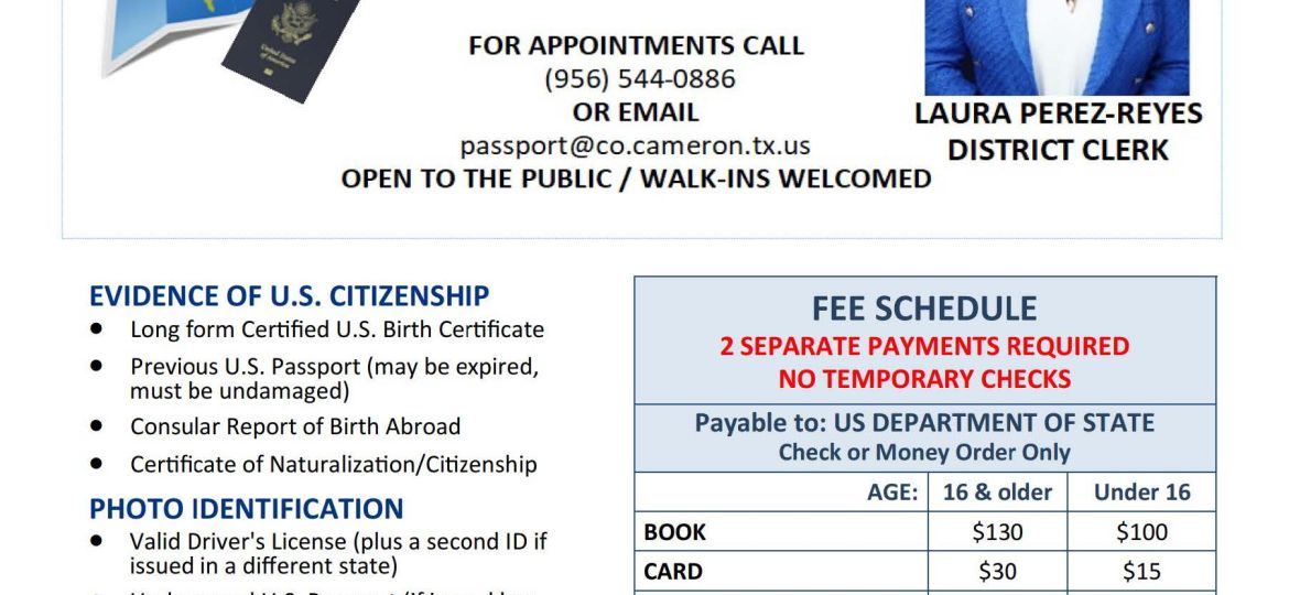 Passport Fair-June 24, 2023-Harlingen Hosted By District Clerk