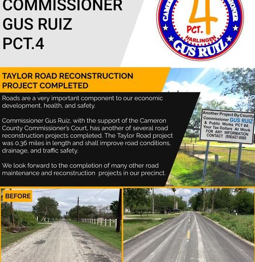 Taylor Road Reconstruction Project Completed