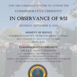 Invite Commemorative Ceremony In Observance Of 9 11 256x256