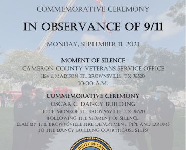 Invite Commemorative Ceremony in Observance of 9-11
