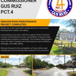 Graham Road Maintenance Project Completed 256x256