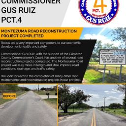 Montezuma Road Reconstruction Project Completed
