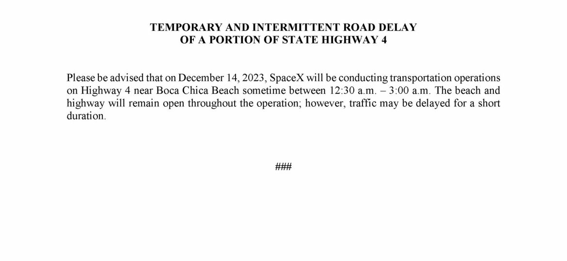 Road Delay Press Release.12.14.2023 (002)