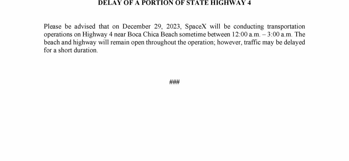 Road Delay Press Release.12.29.2023 (002)