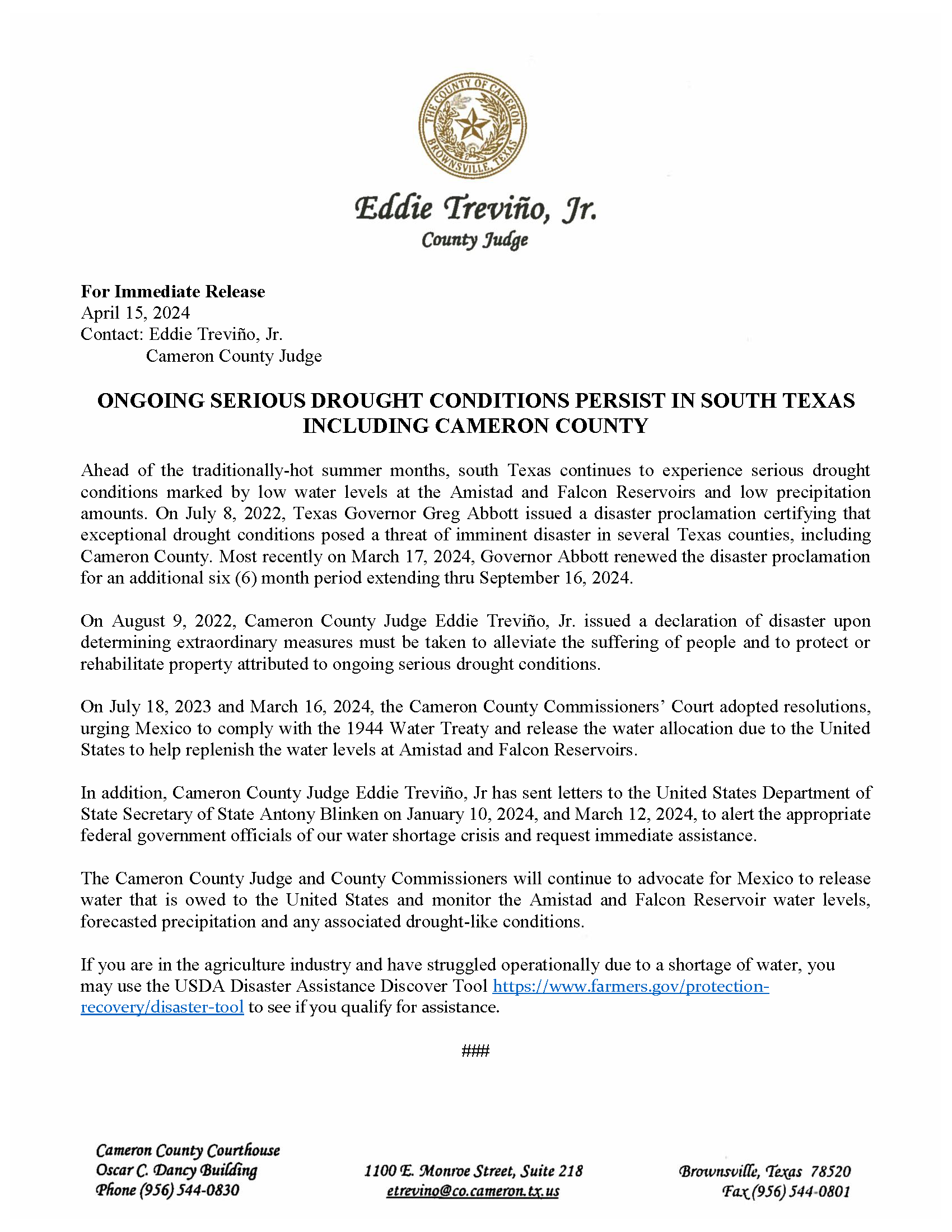2024.04.15 Serious Drought Conditions Press Release 002
