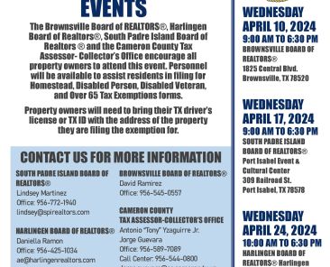 HOMESTEAD TAX EXEMPTION FILING EVENT Flyer