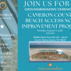 Beach Access 3 Groundbreaking Invitation